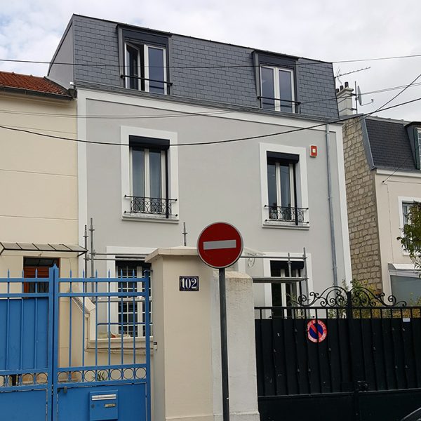 rénovation extérieure d'une maison sur nantes